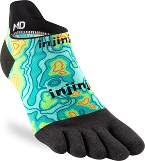 Injinji Artist Designed Mens Lightweight No-Show